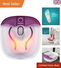 Entspannendes Bubblemate Fuß Spa Massagegerät: Warmhalten, Blasen & Bimsstein enthalten