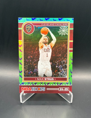 #'d /399! Max Strus 2024-25 Panini NBA Haunted Hoops Green Slime Foil #'d /399