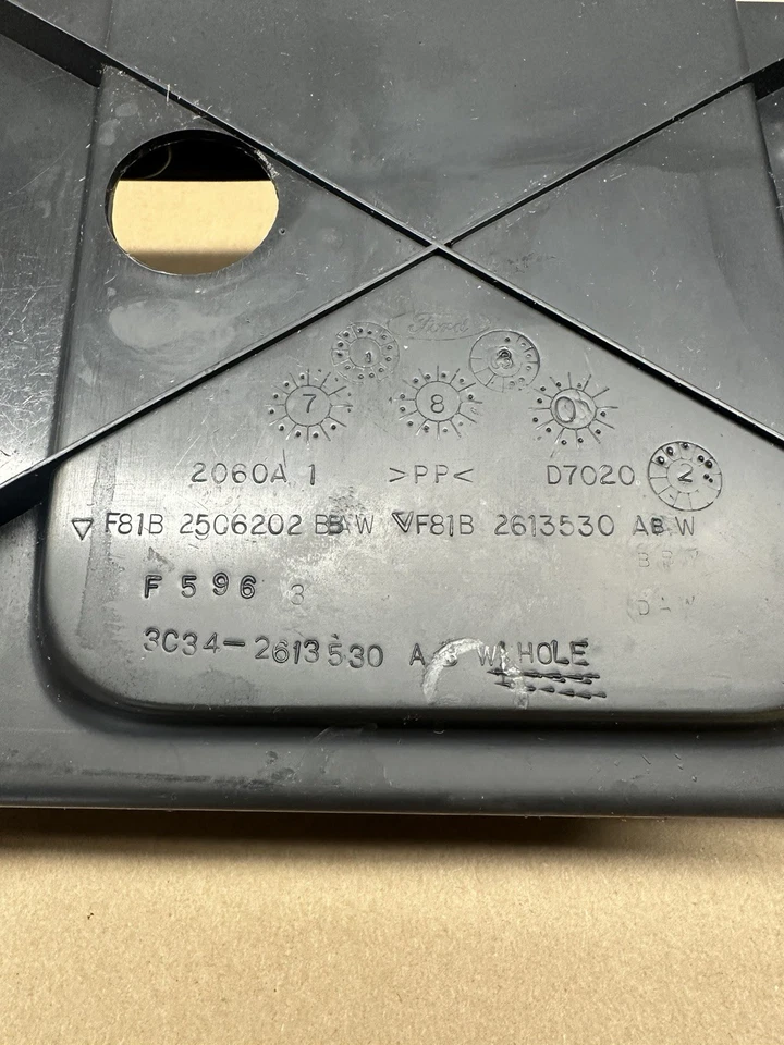 Ford F250 F350 Super Duty 2003-2007 bandeja de carga de almacenamiento cabina asiento trasero OEM Foto 4 de 4