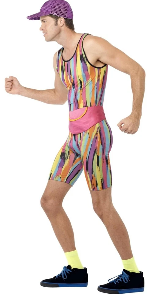 Disfraz de instructor aeróbico unisex talla mediana Foto 2 de 4