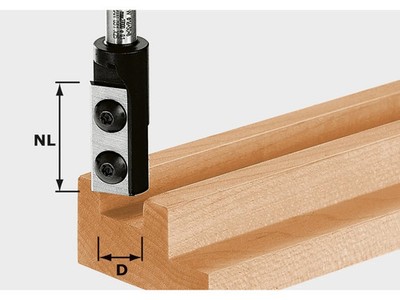 Wendeplatten-Nutfräser HW Schaft 8mm HW S8 D8, D10, D12, 491078, 491079, 491080