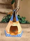 Vintage 1989 Playmobil Geobra Native American Indian Camp Teepee Replacement
