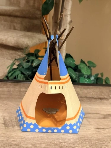 Vintage 1989 Playmobil Geobra Native American Indian Camp Teepee Replacement