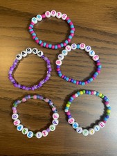 size 5.5 inch wrist elastic stretch friendship bracelets taylor swift theme