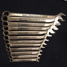 Craftsman 12pc Combination Wrench Set 12pt (SAE) 1/4"- 7/8” -VA- U.S.A.