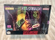 Flashback: The Quest for Identity (SNES, Super Nintendo) CIB with Poster
