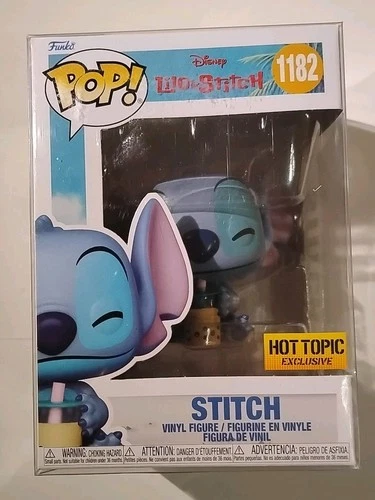Funko Pop! DISNEY LILO AND STITCH #1182 STITCH HOT TOPIC EXCLUSIVE IN PROTECTOR
