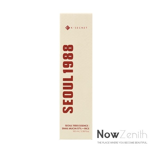 K-SECRET SEOUL 1988 Essence : Snail Mucin 97% + Rice 100mL