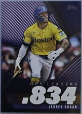 2025 Topps Series 2 - Jarren Duran OPS Leaders Insert - Boston Red Sox