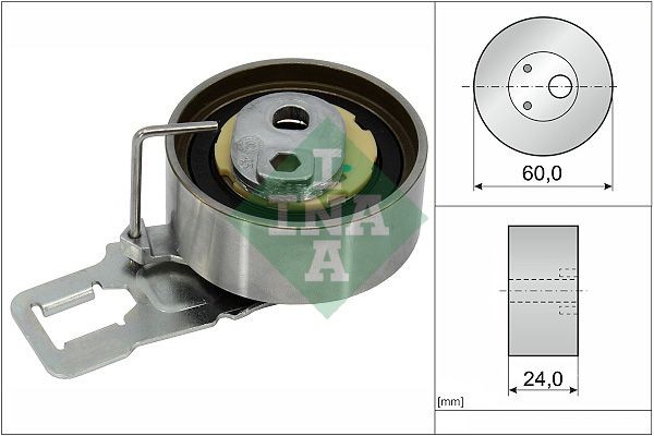 INA Spannrolle, Zahnriemen 531 0829 10 FüR CitroËN Peugeot Ford DS Opel-image