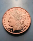Morgan Copper Round .999 Fine Copper Bullion 1 Oz