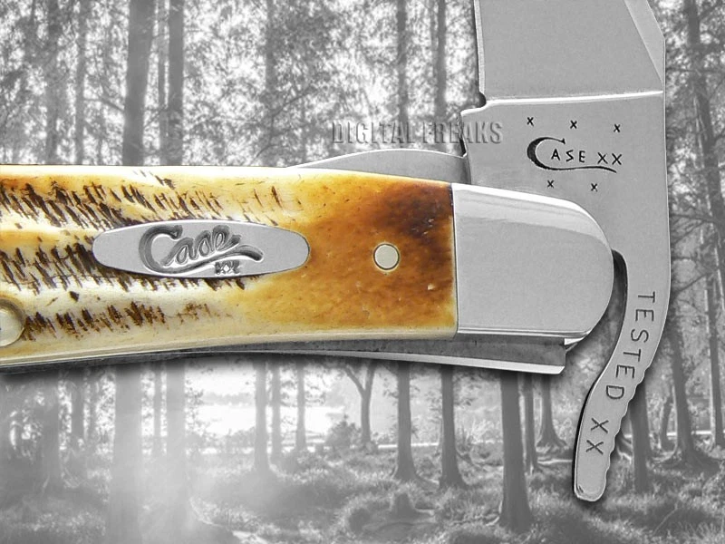 Карманный нож Case xx Knives Russlock 6.5 Bone Stag Handle нержавеющая сталь 65303 - Изображение 4 из 4