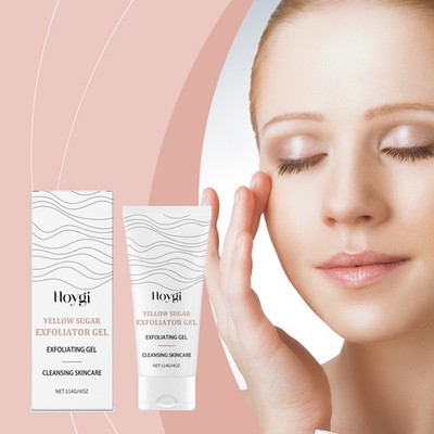 Peeling Ball Exfoliating Gel, Gentle Deep Cleansing for Face Body, Hydrating