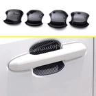 Carbon Fiber Look Door Handle Bowl Cup Cover For Toyota Corolla Cross 2022-2026