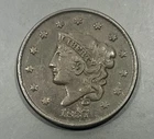 Photo of a 1837-P Large Cent from an eBay listing that sold on Jul 22, 2026