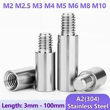 M2 M2.5 M3 M4 M5-M10 Stainless Male-Female Round Standoff Spacer Column PCB Stud