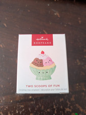 Hallmark Keepsake Ornament 2025 MINIATURE Two Scoops Of Fun