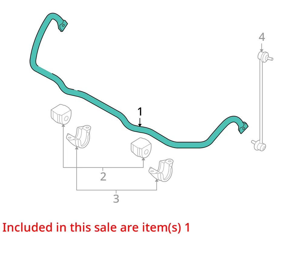 2010 BMW 528i AWD Front Stabilizer Bar OEM 137K Miles - LKQ409017885 - Изображение 4 из 4