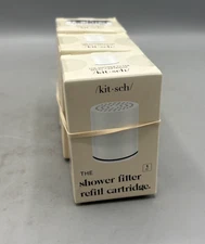 Lot of 3 Kitsch The Shower Filter Refill Cartridge Replacement Water Filters