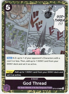 God Thread (Pirate Foil) UC Premium Booster -The Best- Vol. 2 OP10-079 NM