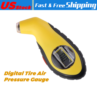 #ad Digital LCD Tire Air PSI Pressure Guage Meter Tester Tyre Gauge For Car Truck $4.47