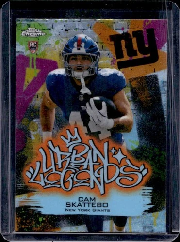 2025 Topps Chrome Cam Skattebo Base (RAW)
