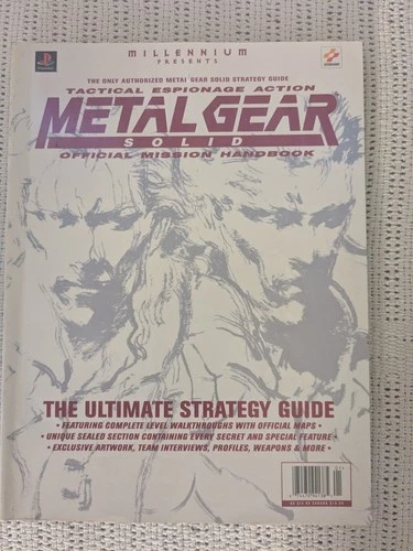 Metal Gear Solid: Official Mission Handbook Strategy Guide Prima PlayStation PS1