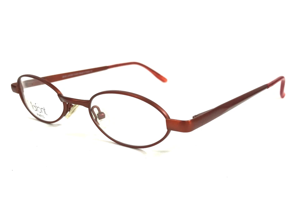 Jean Lafont Eyeglasses Frames BARBIZON M945 Matte Orange Wire Rim 46-20-137 - Image 4 of 4