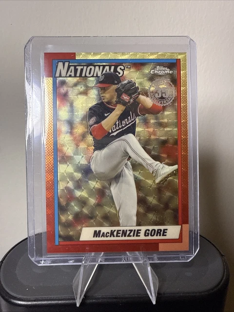 2025 Topps Chrome Update MacKenzie Gore SuperFractor 1/1 Silver Pack 1990 🔥WSH