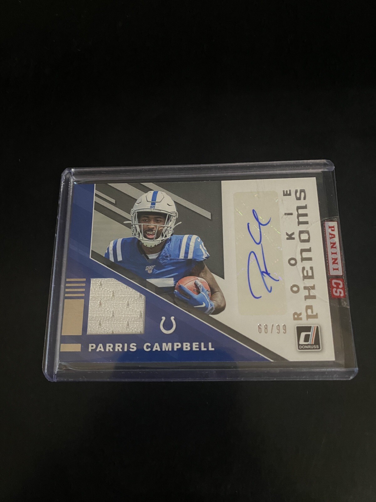 Parris Campbell Panini Donruss Optic Rookie Elite Series #15 Autograph