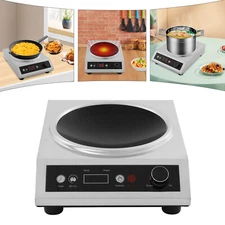 1800W Intelligent Induction Cooktop,Countertop Cooker Burner Stove Hot Plate