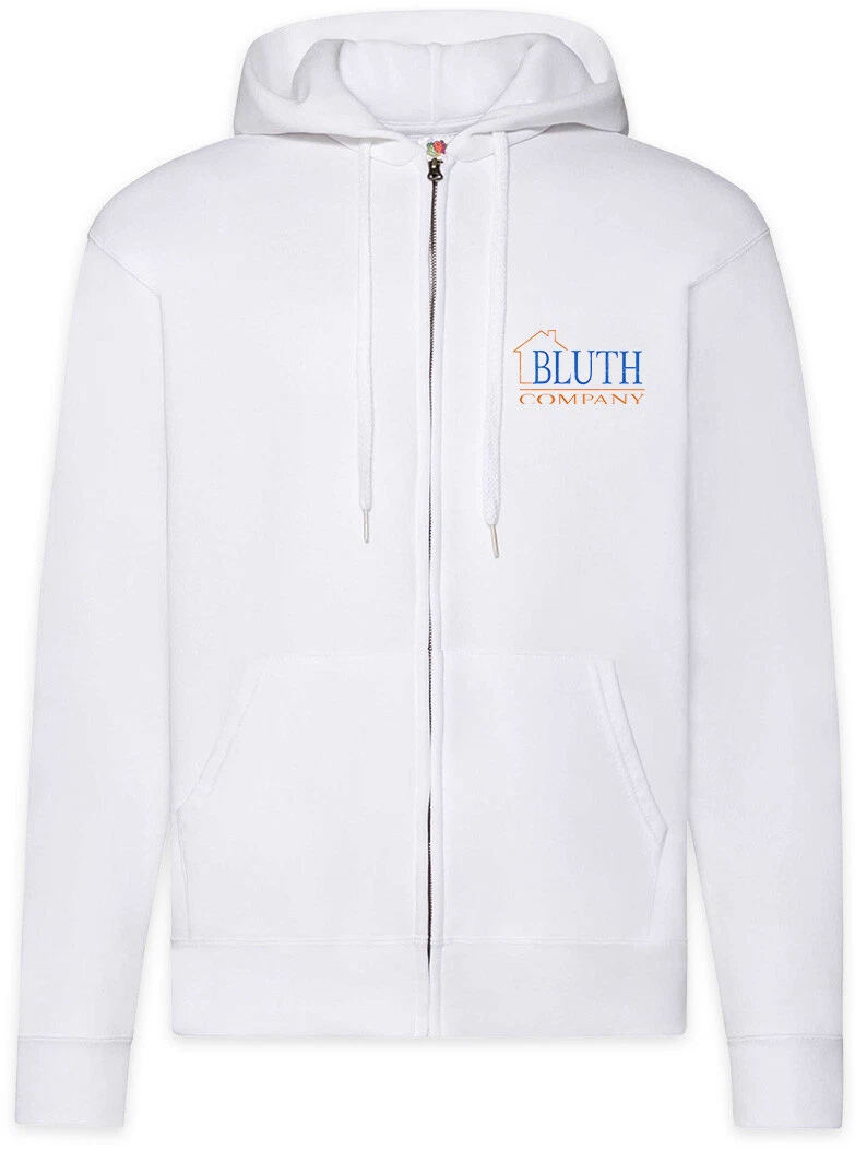 Bluth Company Zipper Hoodie Arrested Sign Symbol Development Logo George Oscar