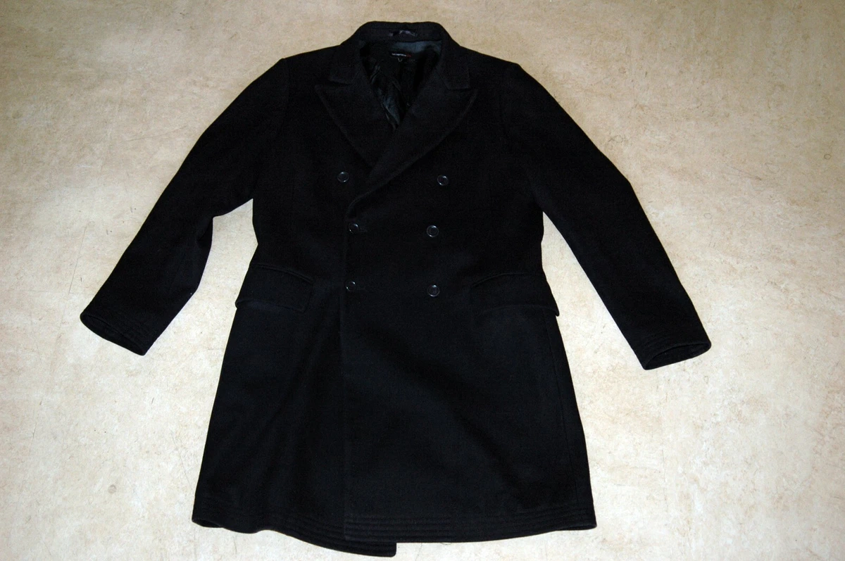 Pea coat shop mens h&m
