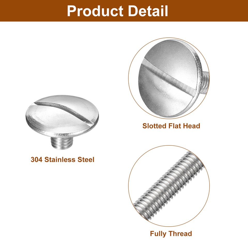 Mikroschrauben M0.6x1.48mm Schlitz - Edelstahl 304 Präzisionsschrauben