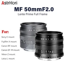 AstrHori 50mm F2.0 Large Aperture Full Frame Lens For Sony E Canon EF-M RF Z X L
