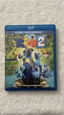 Rio 2    (Blu-ray + DVD)  No Digital    LIKE NEW