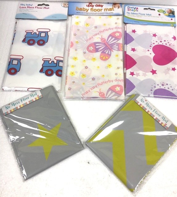 Zicac Waterproof Splat Mat High Chair Floor Protector Cover For