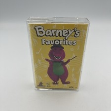 Barney's Favorites Vol 1 Cassette Tape Vintage 1993 Children  s Songs W/ Lyrics