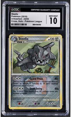 2010 Steelix Pokemon Unleased 24/95 Cross Holo CGC 10 | eBay