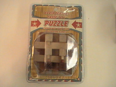 NEW BRAIN TEASER PUZZLE CASSE-TETE CHALLENGE YOUR MIND NIP