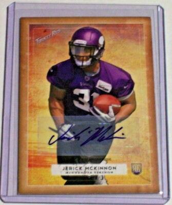 2014 Topps Turkey Red Rookie Autograph Jerick McKinnon Vikings