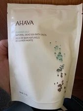 New AHAVA Natural Dead Sea Bath Salts 11 oz. Soothing/Relaxing