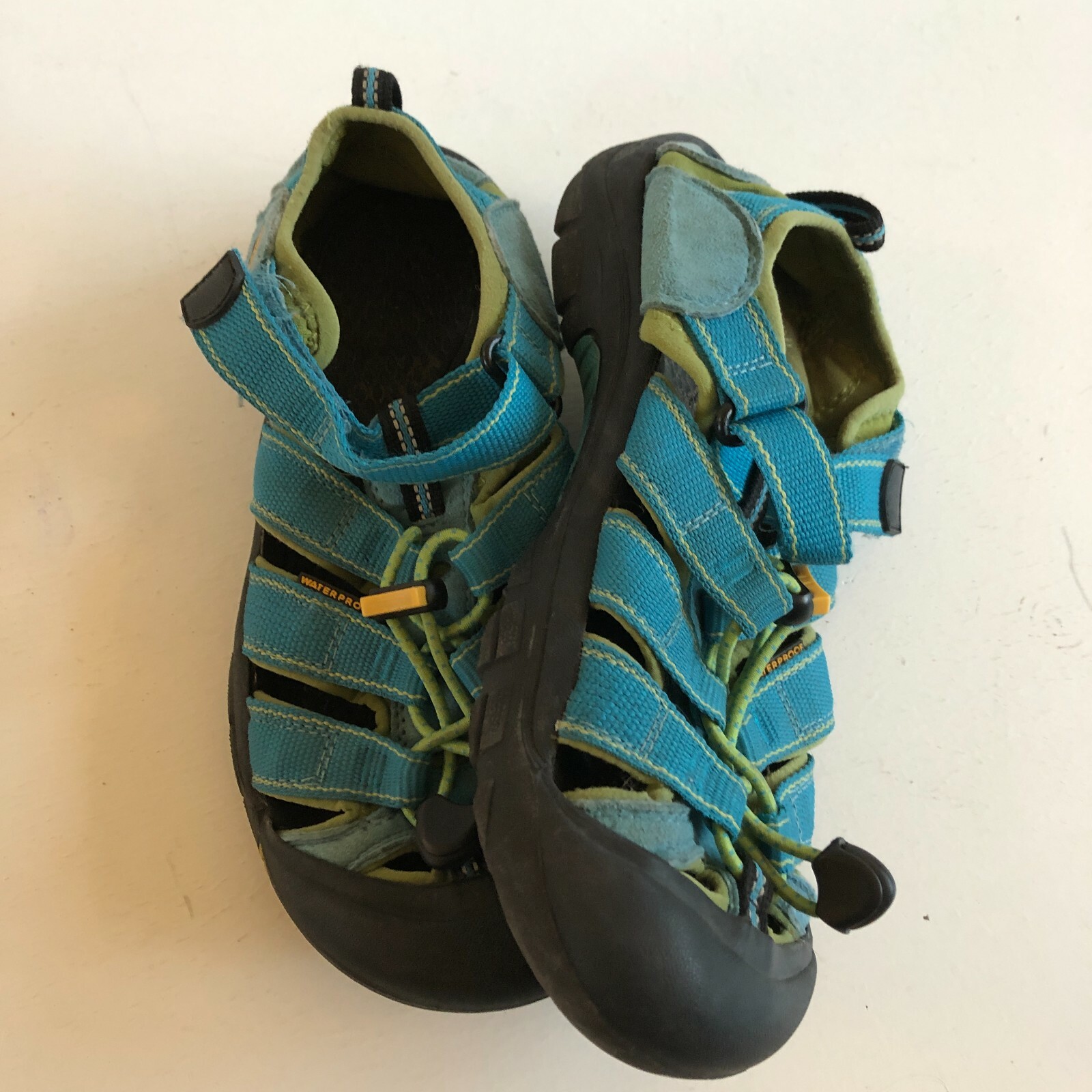 Sandali sportivi da trekking blu turchese Keen Newport H2 Youth taglia 4 EU 37 impermeabili