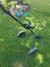 Nice BagBoy Three Wheel Push Golf Cart Great Condition black Color