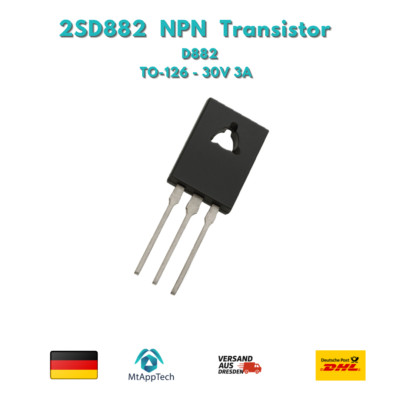2SD882 D882 NPN Transistor 3A 30V TO-126   Verstärker Transistor