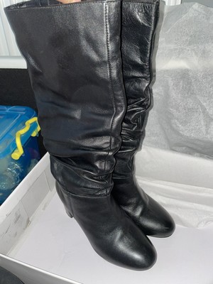 Ladies Dorothy Perkins Black Knee High 