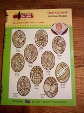 Amazing Designs Machine Embroidery CD Oval Cutwork