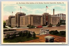 Hershey Pennsylvania~Modern Office Bldg Hershey Chocolate Corp~c1930s Autos PC