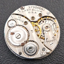 1914 ELGIN 404 OF 10/0s 15J WATCH MOVEMENT (BALANCE RUNS WITH ROTATION) LOT.124