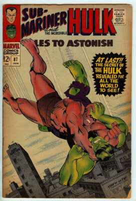 TALES TO ASTONISH #87 4.0// GIL KANE & SAM ROSEN COVER MARVEL COMICS 1967